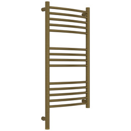 Полотенцесушитель электрический Сунержа Богема 3.1 П14 400x920 мм (выгнутая перемычка) 05-6002-8040 L, состаренная бронза - фото 