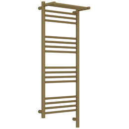 Полотенцесушитель электрический Сунержа Богема 3.1 с полкой П16 400x1120 мм 032-6007-1040 R, золото матовое - фото 