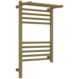 Полотенцесушитель электрический Сунержа Богема 3.1 с полкой П10 400x720 мм 032-6006-6040 L, золото матовое - фото 