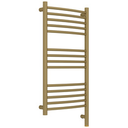 Полотенцесушитель электрический Сунержа Богема 3.1 П14 400x920 мм (выгнутая перемычка) 032-6003-8040 R, золото матовое - фото 