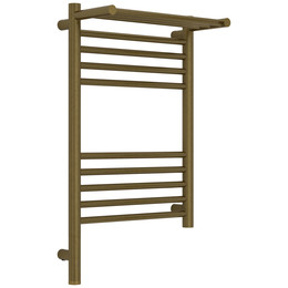 Полотенцесушитель электрический Сунержа Богема 3.1 с полкой П10 400x720 мм 05-6006-6040 L, состаренная бронза - фото 