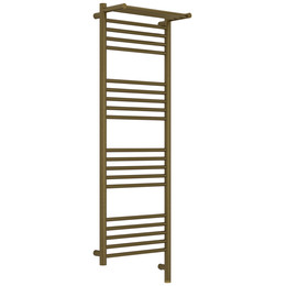 Полотенцесушитель электрический Сунержа Богема 3.1 с полкой П20 400x1320 мм 05-6007-1240 R, состаренная бронза - фото 
