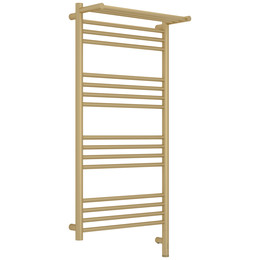 Полотенцесушитель электрический Сунержа Богема 3.1 с полкой П16 500x1120 мм 022-6007-1050 R, шампань матовый - фото 