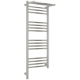 Полотенцесушитель электрический Сунержа Богема 3.1 с полкой П16 400x1120 мм 00-6006-1040 L, хром - фото 