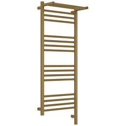 Полотенцесушитель электрический Сунержа Богема 3.1 с полкой П16 400x1120 мм 051-6007-1040 R, состаренная латунь - фото 