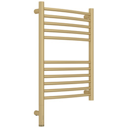 Полотенцесушитель электрический Сунержа Богема 3.1 П11 400x720 мм (выгнутая перемычка) 022-6002-6040 L, шампань матовый - фото 