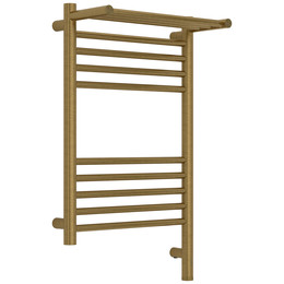Полотенцесушитель электрический Сунержа Богема 3.1 с полкой П10 400x720 мм 051-6007-6040 R, состаренная латунь - фото 