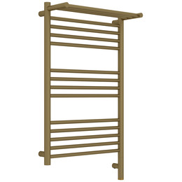 Полотенцесушитель электрический Сунержа Богема 3.1 с полкой П14 500x920 мм 032-6007-8050 R, золото матовое - фото 