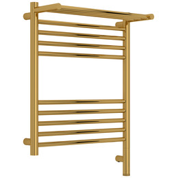Полотенцесушитель электрический Сунержа Богема 3.1 с полкой П10 500x720 мм 03-6007-6050 R, золото - фото 
