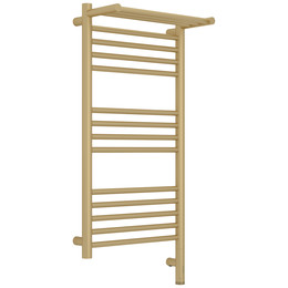 Полотенцесушитель электрический Сунержа Богема 3.1 с полкой П14 400x920 мм 022-6007-8040 R, шампань матовый - фото 