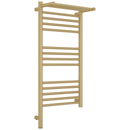 Полотенцесушитель электрический Сунержа Богема 3.1 с полкой П14 400x920 мм 022-6006-8040 L, шампань матовый - фото 