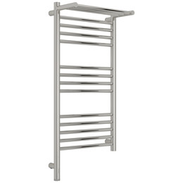 Полотенцесушитель электрический Сунержа Богема 3.1 с полкой П14 400x920 мм 00-6006-8040 L, хром - фото 