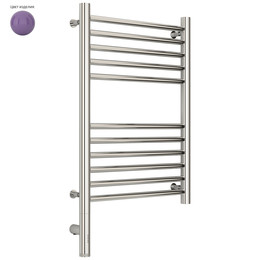 Полотенцесушитель электрический Сунержа Богема 3.0 П11 400x720 мм (прямая перемычка) 4005-5804-6040 L, сине-сиреневый - фото 