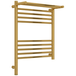 Полотенцесушитель электрический Сунержа Богема 3.1 с полкой П10 500x720 мм 03-6006-6050 L, золото - фото 