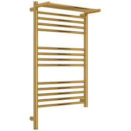 Полотенцесушитель электрический Сунержа Богема 3.1 с полкой П14 500x920 мм 03-6006-8050 L, золото - фото 