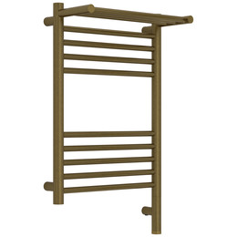 Полотенцесушитель электрический Сунержа Богема 3.1 с полкой П10 400x720 мм 05-6007-6040 R, состаренная бронза - фото 