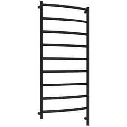 Полотенцесушитель электрический Сунержа Галант 3.1 П9 600x1320 мм 31-6001-1260 R, чёрный матовый - фото 