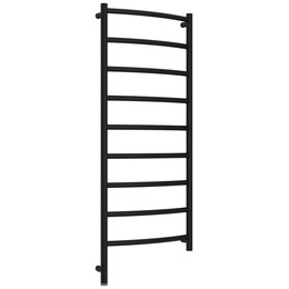Полотенцесушитель электрический Сунержа Галант 3.1 П9 500x1320 мм 31-6000-1250 L, чёрный матовый - фото 