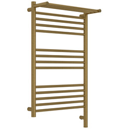 Полотенцесушитель электрический Сунержа Богема 3.1 с полкой П14 500x920 мм 051-6007-8050 R, состаренная латунь - фото 