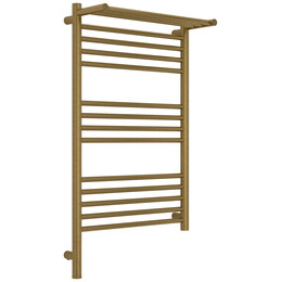 Полотенцесушитель электрический Сунержа Богема 3.1 с полкой П14 500x920 мм 051-6006-8050 L, состаренная латунь - фото 