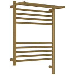 Полотенцесушитель электрический Сунержа Богема 3.1 с полкой П10 500x720 мм 051-6007-6050 R, состаренная латунь - фото 
