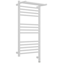 Полотенцесушитель электрический Сунержа Богема 3.1 с полкой П14 400x920 мм 30-6007-8040 R, белый матовый - фото 