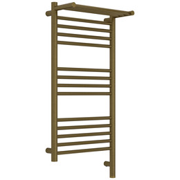 Полотенцесушитель электрический Сунержа Богема 3.1 с полкой П14 400x920 мм 05-6007-8040 R, состаренная бронза - фото 