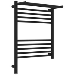 Полотенцесушитель электрический Сунержа Богема 3.1 с полкой П10 500x720 мм 15-6006-6050 L, тёмный титан муар - фото 