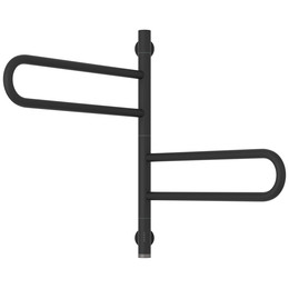 Полотенцесушитель электрический Сунержа Парео 4.0 П4 550x570 мм 15-0823-0567, тёмный титан муар - фото 