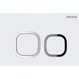 Кнопка смыва Grossman Cosmo 700.K31.02.000.000, белый глянец - фото 