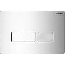 Кнопка смыва Grossman Pragma 700.K31.03.100.100, хром глянцевый - фото 