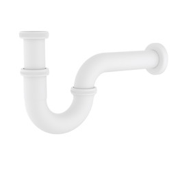 Сифон для умывальника Timo 961/16L, белый матовый - фото 