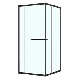 Душевое ограждение Azario Monako 90x90 см AZ-L47-90-MB-CL, чёрный матовый/прозрачное - фото 