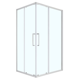 Душевое ограждение Loranto 120x80 см CS-AB01S-128, сатин/прозрачное - фото 