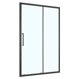 Душевая дверь Loranto 140 см CS-AB03B-140, чёрный матовый/прозрачное - фото 