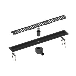 Трап Timo Drain System 70 см DS230107/03, чёрный матовый - фото 