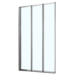 Шторка для ванны Azario Preston 80x150 см AZ-NFC6433 800, хром/прозрачное - фото 
