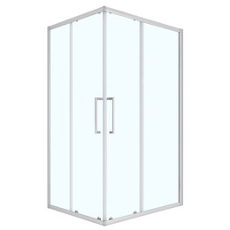 Душевое ограждение Loranto 120x80 см CS-AB01S-128, сатин/прозрачное - фото 