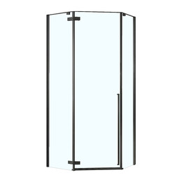 Душевое ограждение Loranto Neo 90x90 см CS-22107-90B (стекло 8 мм) чёрный/прозрачное - фото 