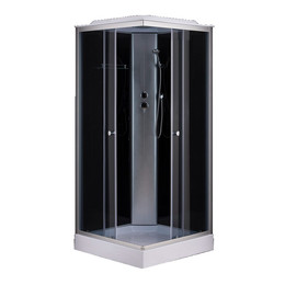 Душевая кабина Loranto 100х100 см CS-6411G,100*100*215, сатин/прозрачное - фото 