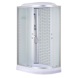 Душевая кабина Loranto 120x80 см CS-66120-13L FW 120,  хром/матовое - фото 