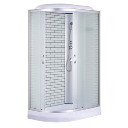 Душевая кабина Loranto 120x80 см CS-66120-13R FW 120, хром/матовое - фото 