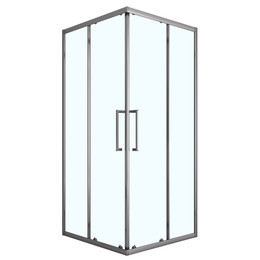 Душевое ограждение Loranto 100x100 см CS-AB01GG-100, серый матовый/прозрачное - фото 
