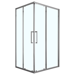 Душевое ограждение Loranto 120x80 см CS-AB01GG-100, серый матовый/прозрачное - фото 