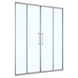 Душевая дверь Loranto 160 см CS-AB04GG-160, серый матовый/прозрачное - фото 