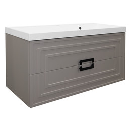 Тумба подвесная с раковиной Azario ARMARIO 100 см CS00096973, кашемир - фото 