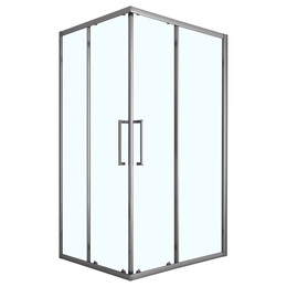 Душевое ограждение Loranto 120x80 см CS-AB01GG-128, серый матовый/прозрачное - фото 