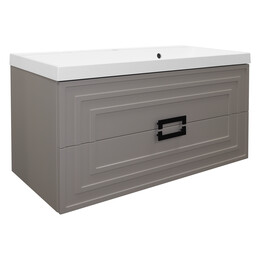 Тумба подвесная с раковиной Azario ARMARIO 100 см CS00096973, кашемир - фото 