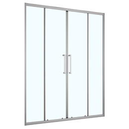 Душевая дверь Loranto 160 см CS-AB04GG-160, серый матовый/прозрачное - фото 