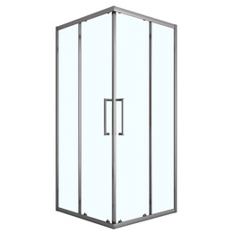 Душевое ограждение Loranto 100x100 см CS-AB01GG-100, серый матовый/прозрачное - фото 